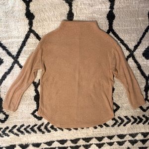 Camel Mock Neck Old Navy Lightweight Sweater